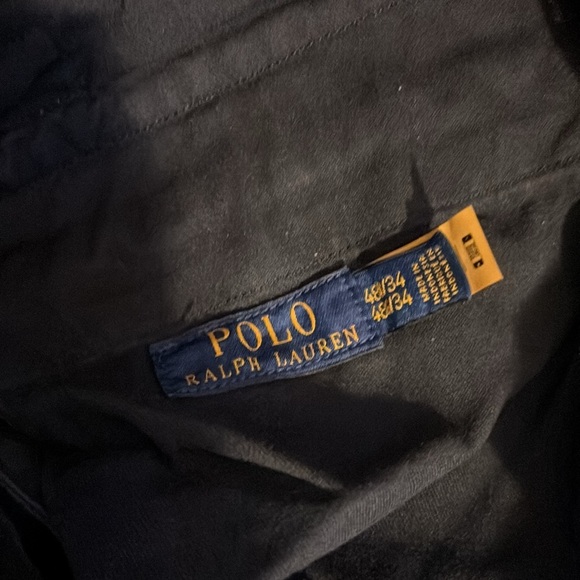 Polo Ralph Lauren Utility Cargo Surplus Pant Charcoal Sz 48X32.5” Drawstring Hem - Picture 9 of 10